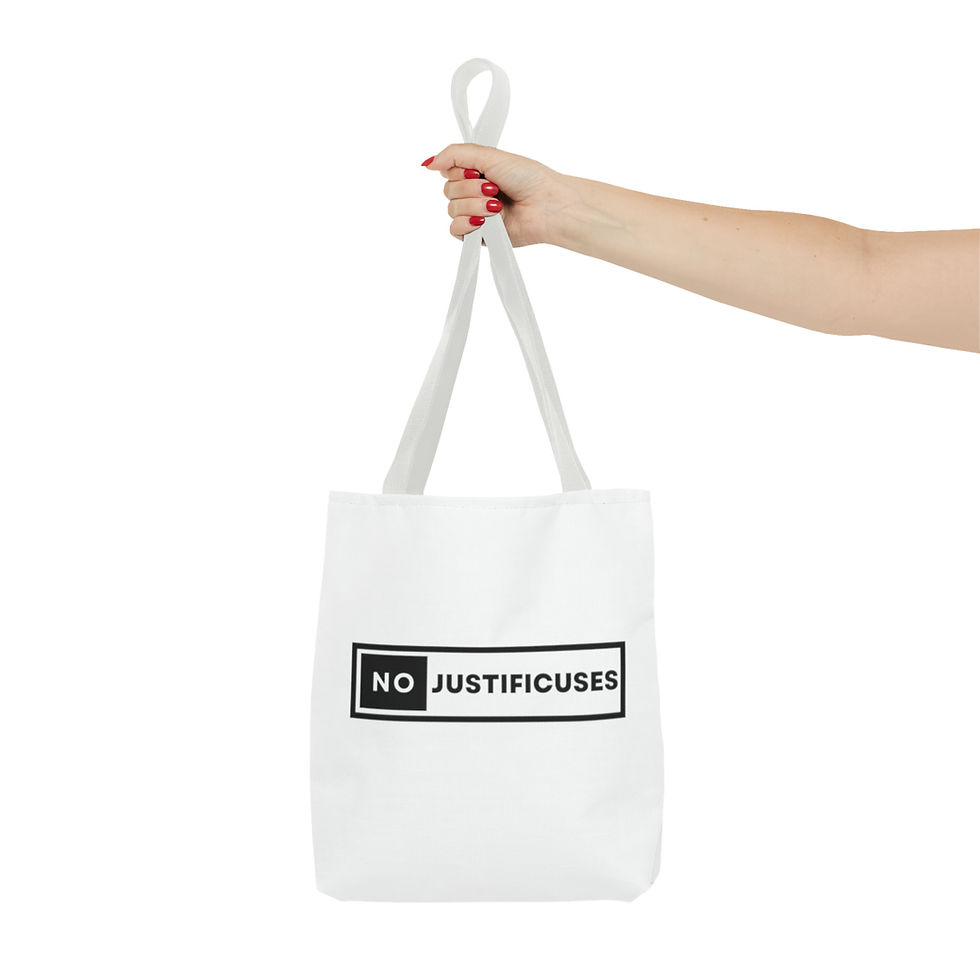 Thumbnail: No Justificuses Tote Bag (AOP)