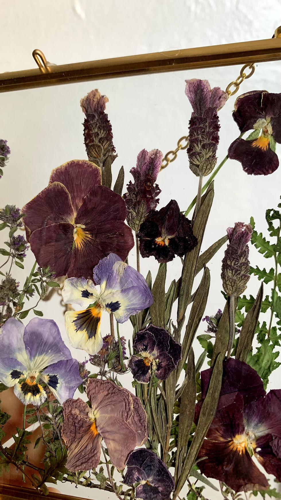 Thumbnail: 5"x7" Garden Mauves - Spring Flower Window