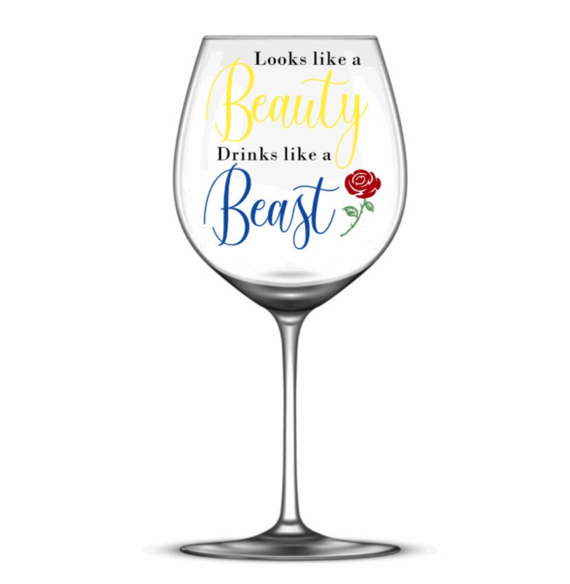 Disney Wine Glasses Snow White Cinderella Sleeping Beauty Drunkest Of Them A Bryony Makes