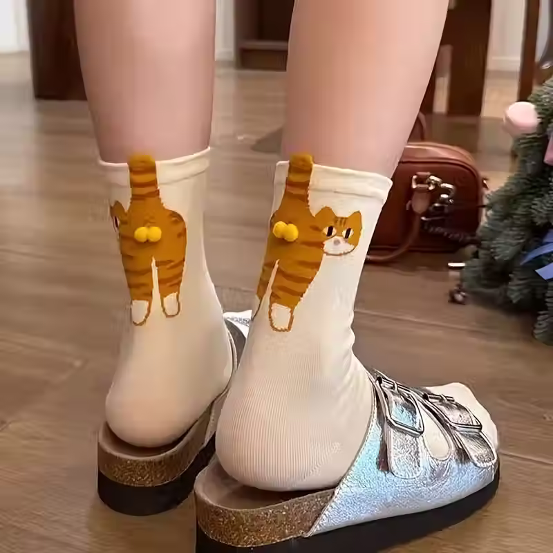 Miniature : Paire de chaussettes Chat