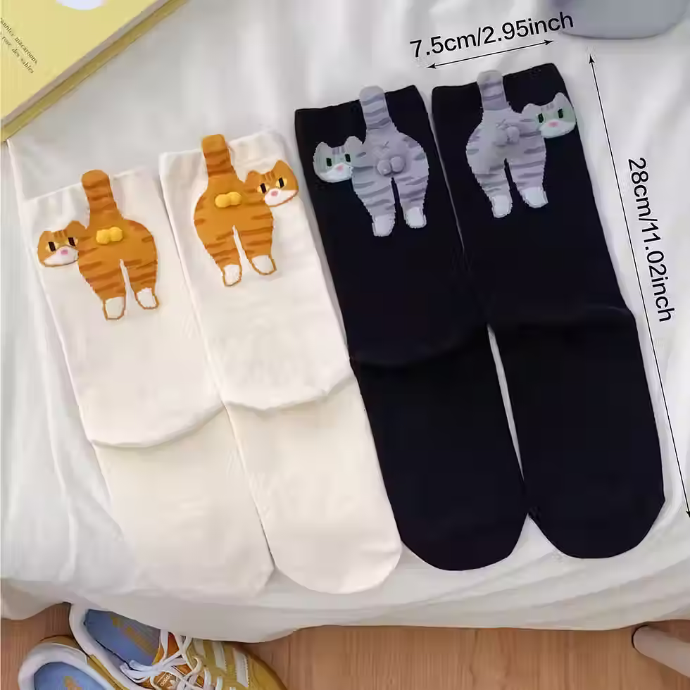 Miniature : Paire de chaussettes Chat