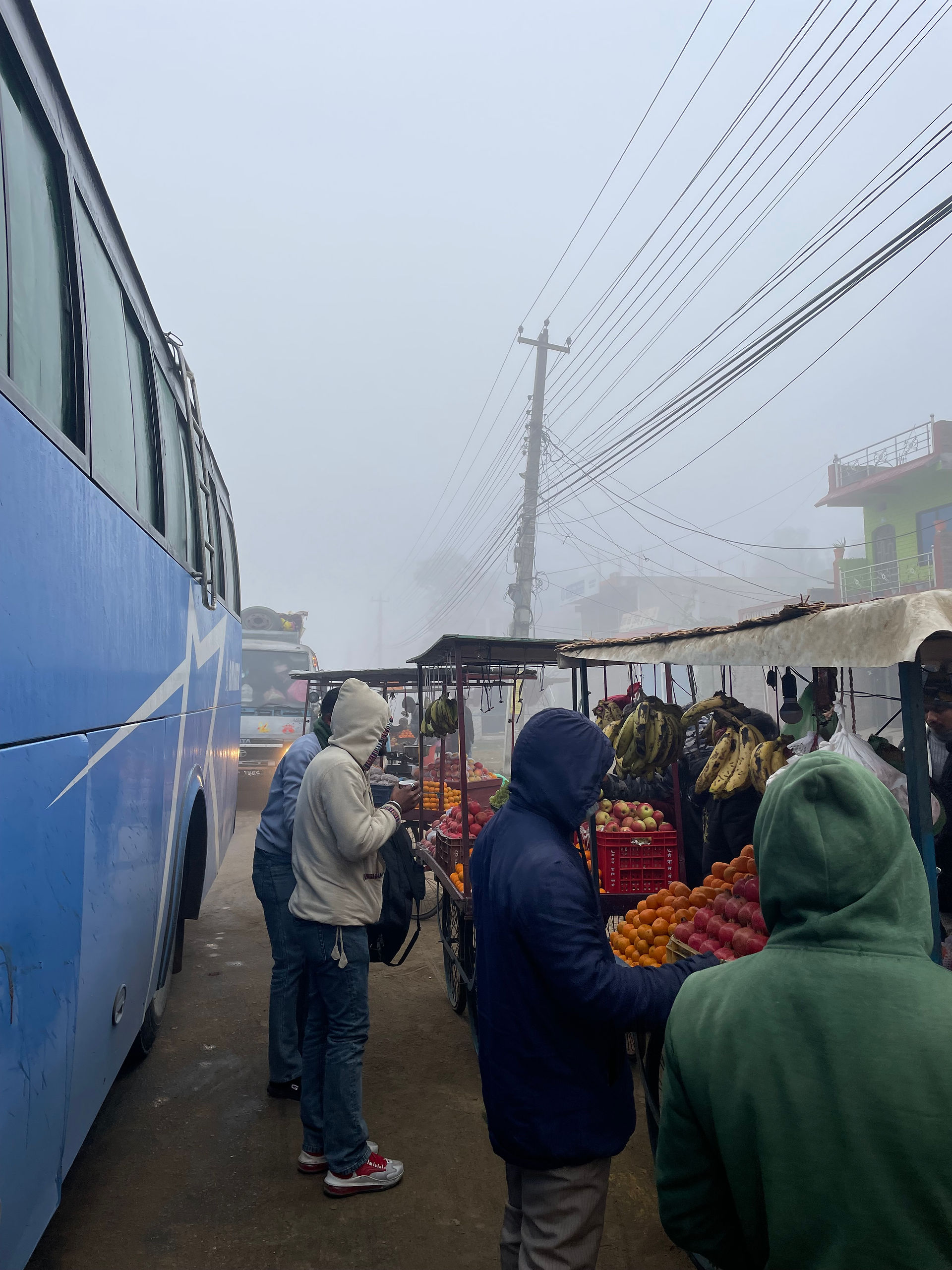 Street side fruit market 