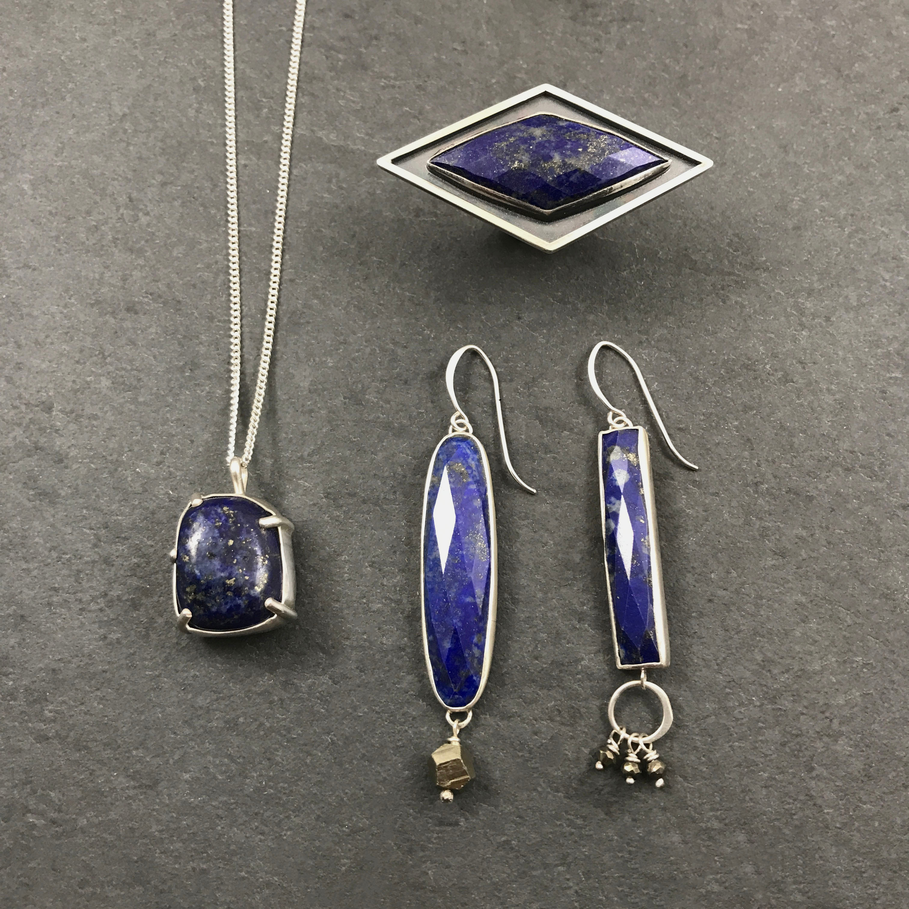 Custom jewelry set by Emily Percival