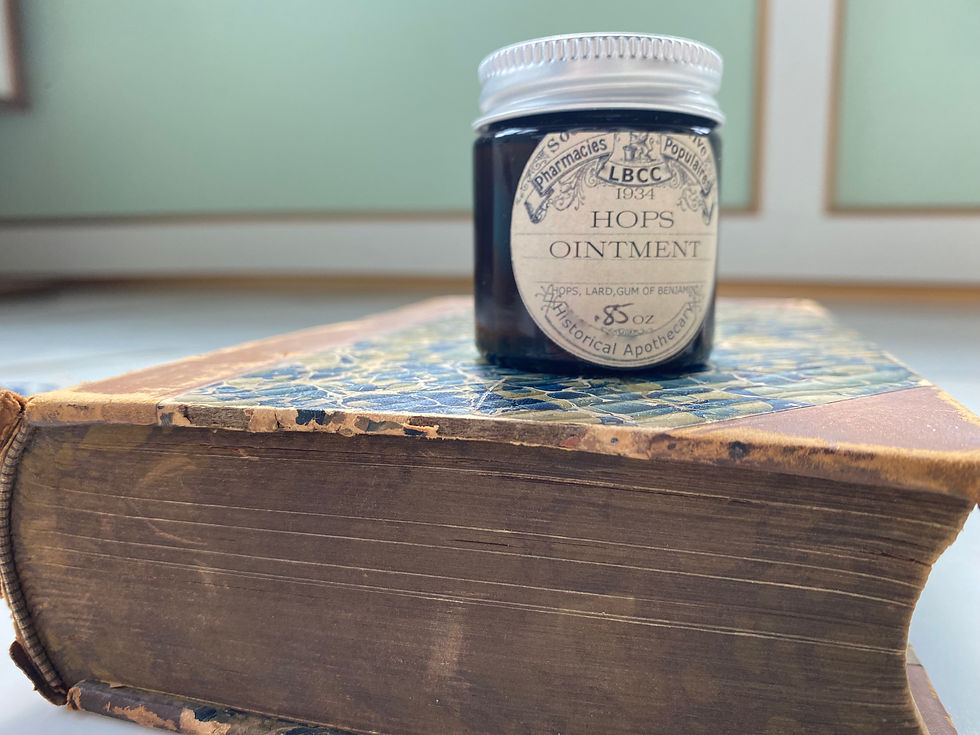Thumbnail: Hops Ointment ~ Topical Ointment ~ 1934 Historical Recipe