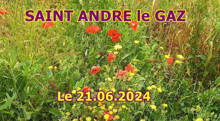      SAINT ANDRE LE GAZ LE 21/06/2024