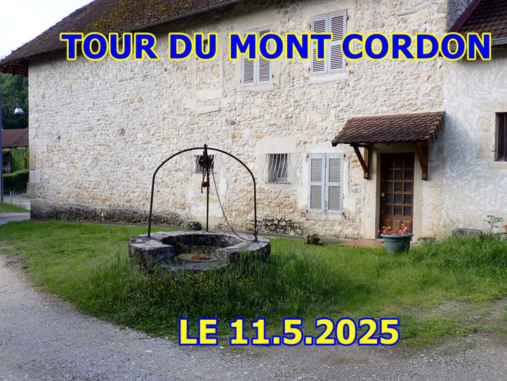 TOUR du MONT CORDON LE 06/05/2025