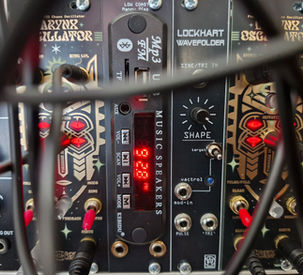 Modular Synthesizer – LARYNX Module with Illuminated LED Indicators