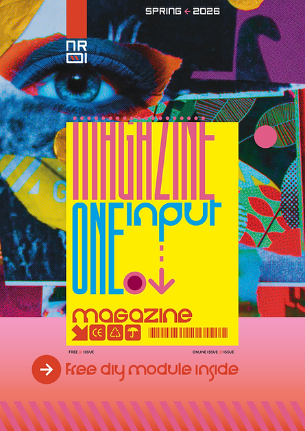 Magazin-Cover 'MAGAZINE INPUT ONE ', Spring 2026