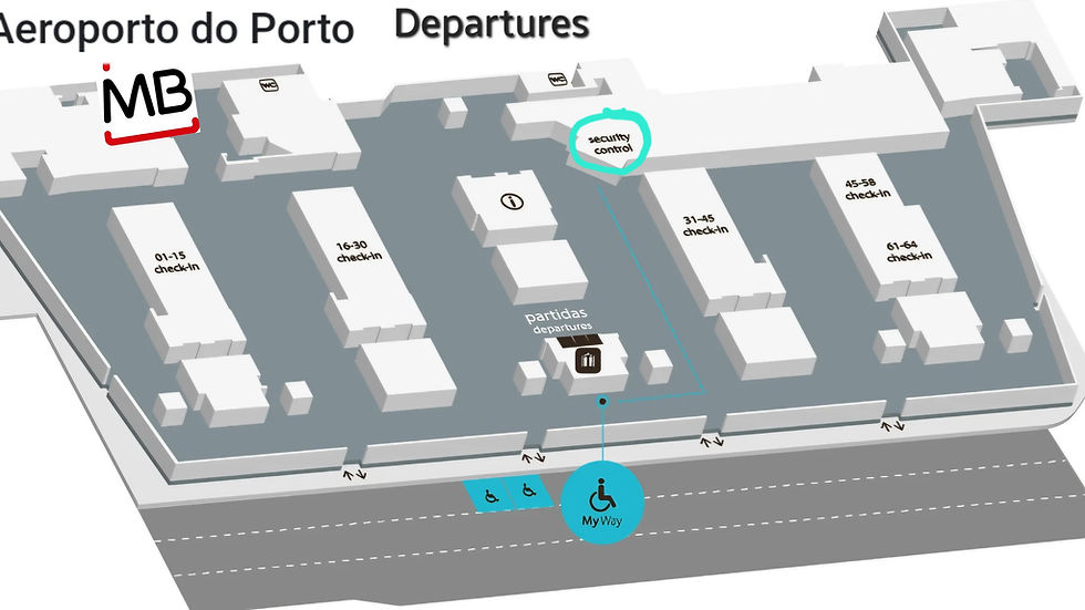 Vertrekterminal Luchthaven Porto