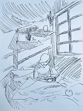 Morning Read (Timed Sketch)