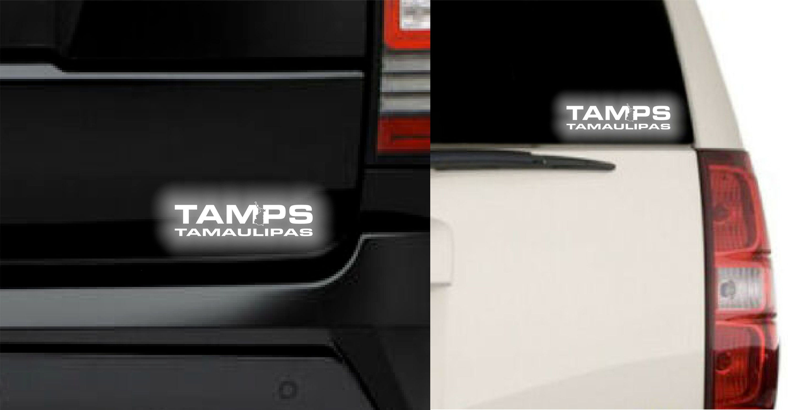Tamaulipas TAMPS Mexico Reflective Sticker Decal