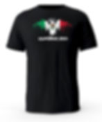 Thumbnail: Quintana Roo Mexico  Eagle Flag Black T-Shirt playera Black t-shirt tshirt t shi