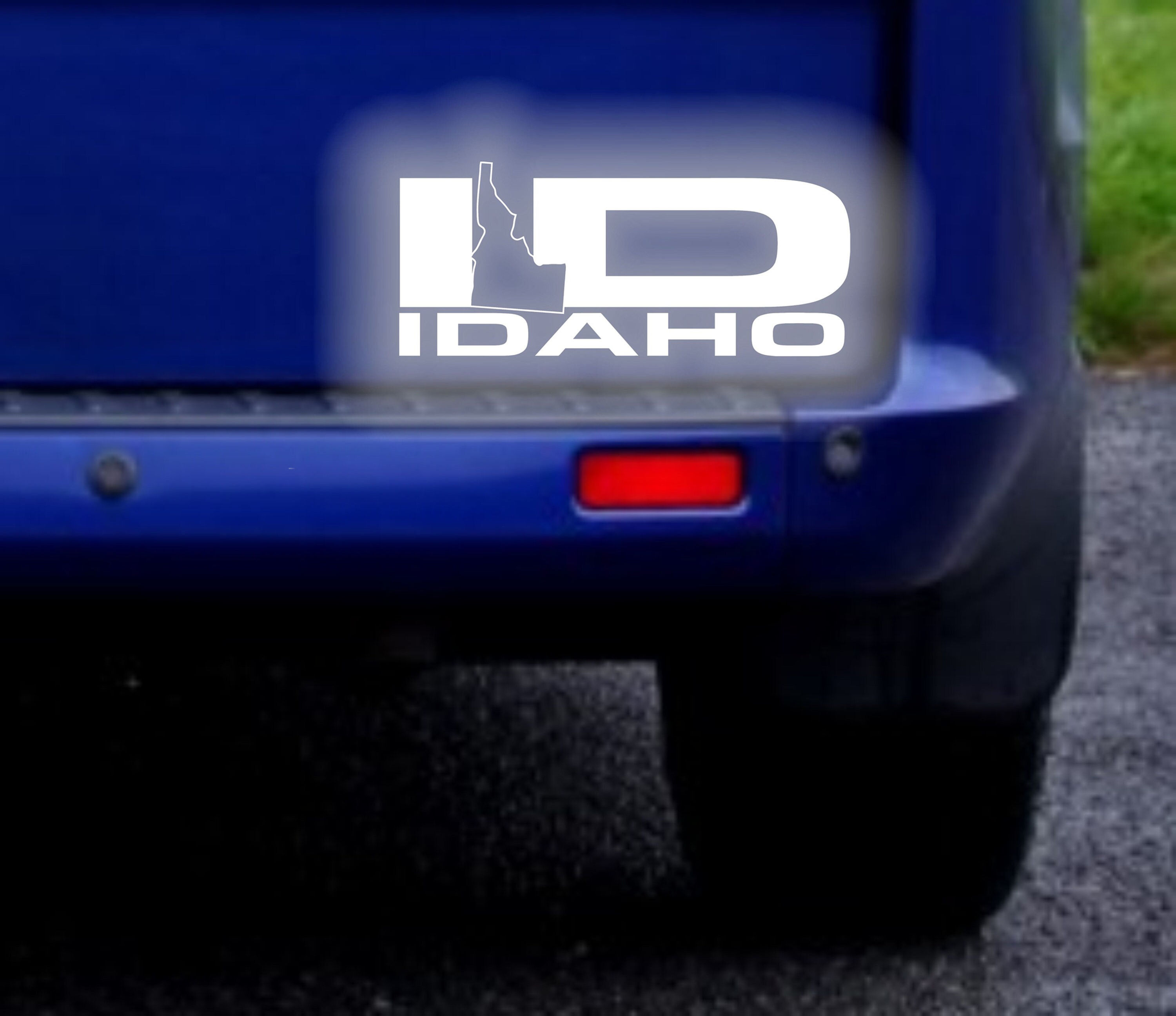 Idaho ID USA State Reflective Sticker Decal