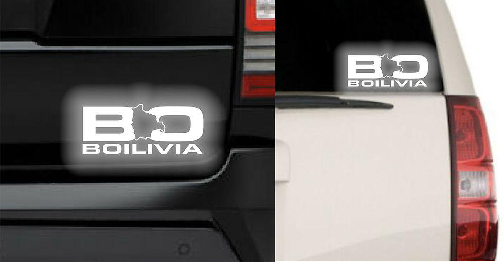 Thumbnail: Bolivia BO Reflective Sticker Decal