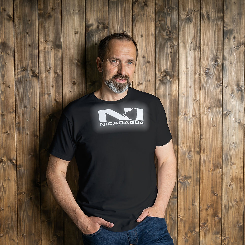 Thumbnail: Nicaragua NI Reflective Logo Black T-Shirt