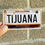 Thumbnail: Set of 2 Decorative Tijuana Baja California License Plate Decal Stickers, Weathe