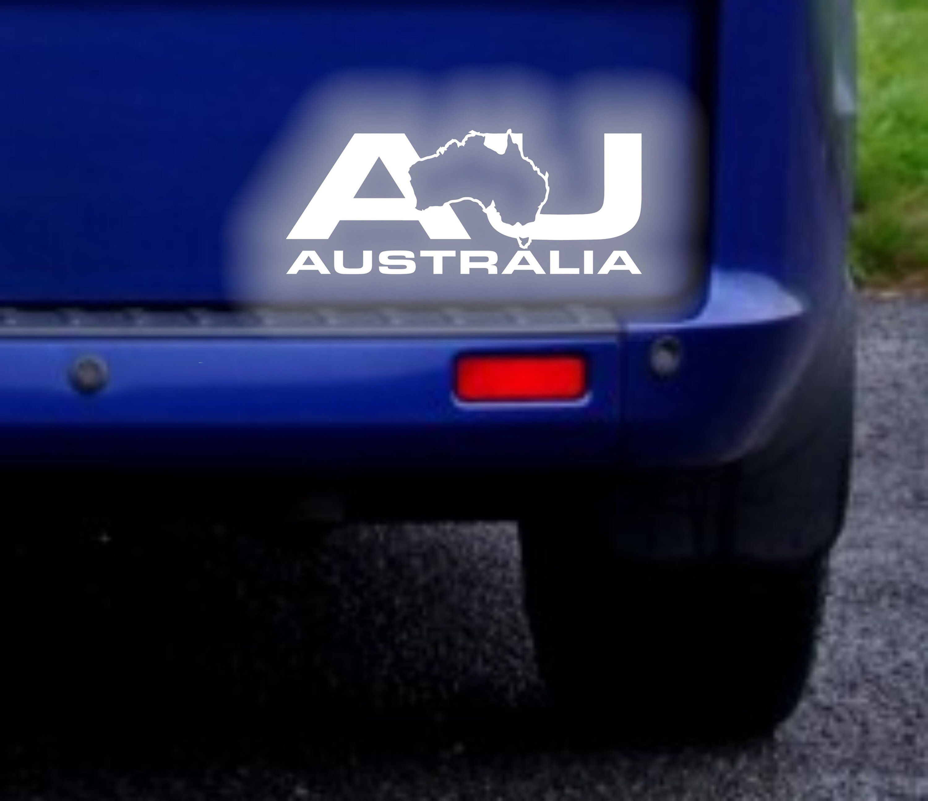 Australia AU Reflective Sticker Decal