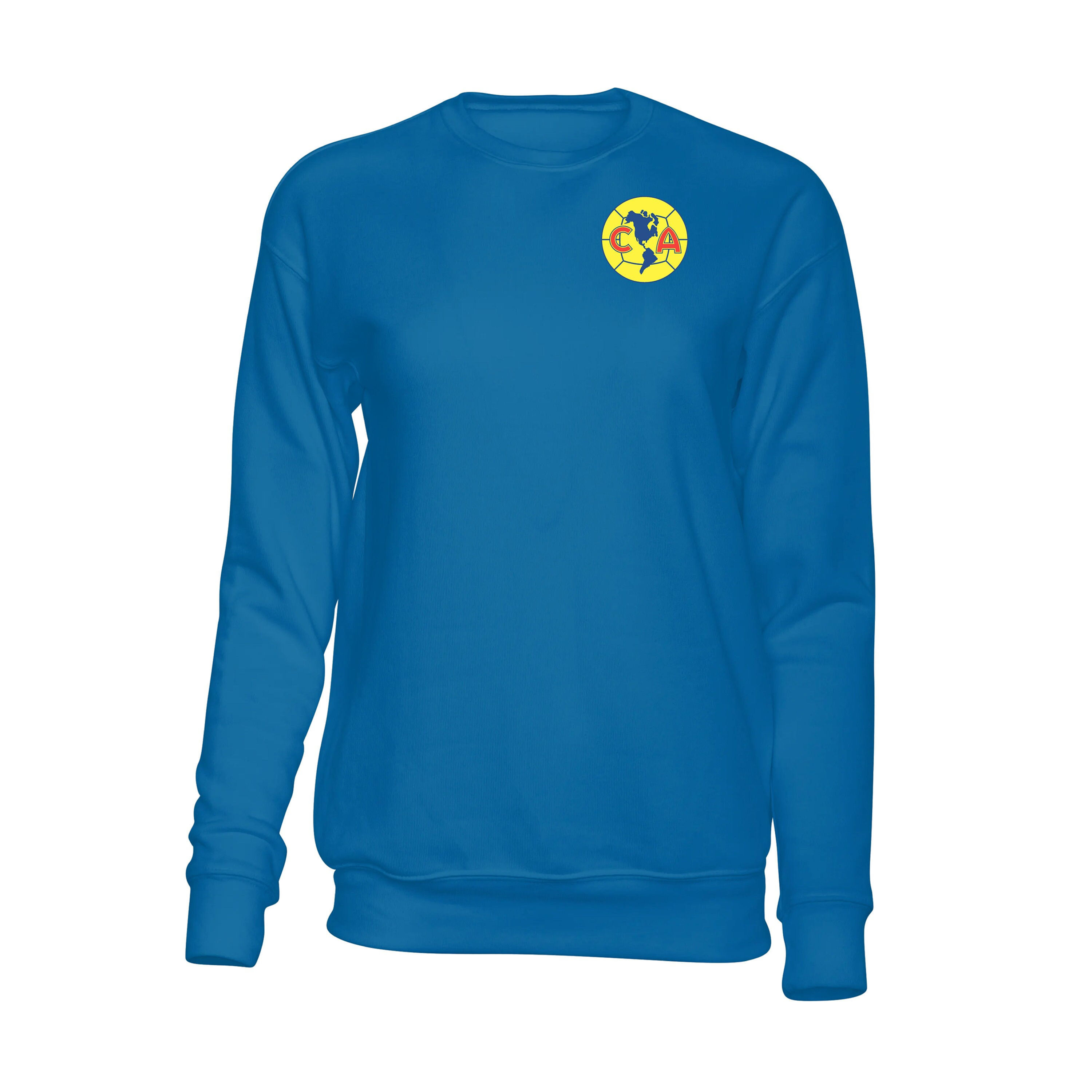 America Aguilas Futbol Mexico Crewneck Sweatshirt Sudadera Sin Capucha