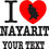 Thumbnail: I Love Nayarit Mexico T-shirt with FREE custom text(optional)