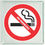 Thumbnail: Set of No Smoking  Warning Sign Stickers Decals Full Color/Weather Proof. U.S.A 