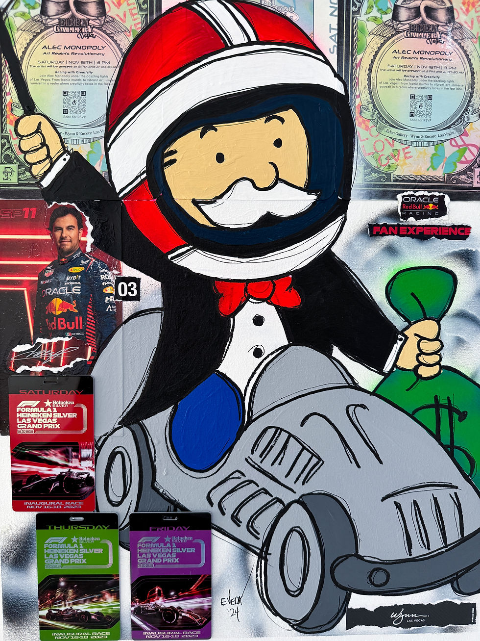Thumbnail: Racing Royalty by Esteban Vera - contemporary artwork, view 6