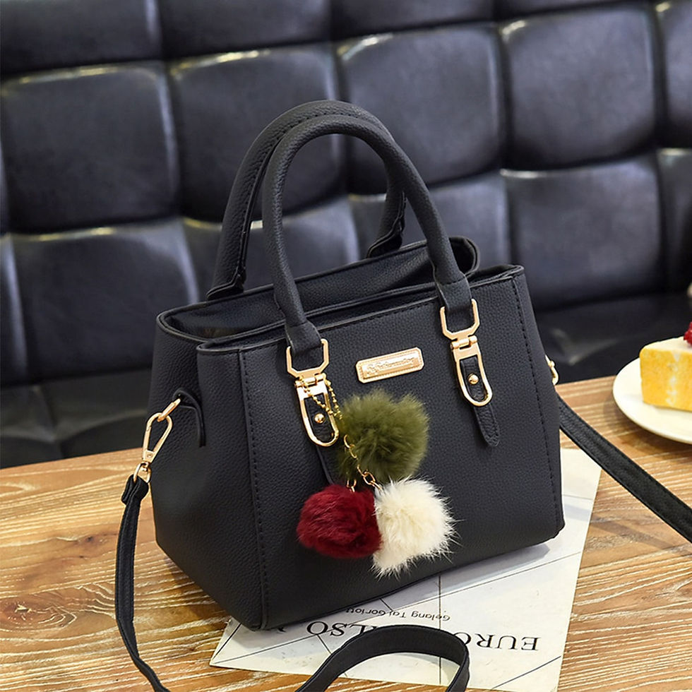Thumbnail: SHD - Plush Tassel Tote