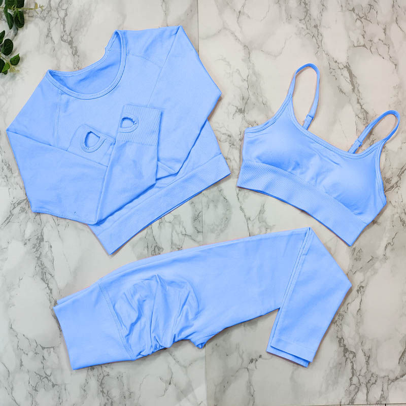 Thumbnail: SHD - FitGoddess: Seamless Fitness Suit Yoga Set