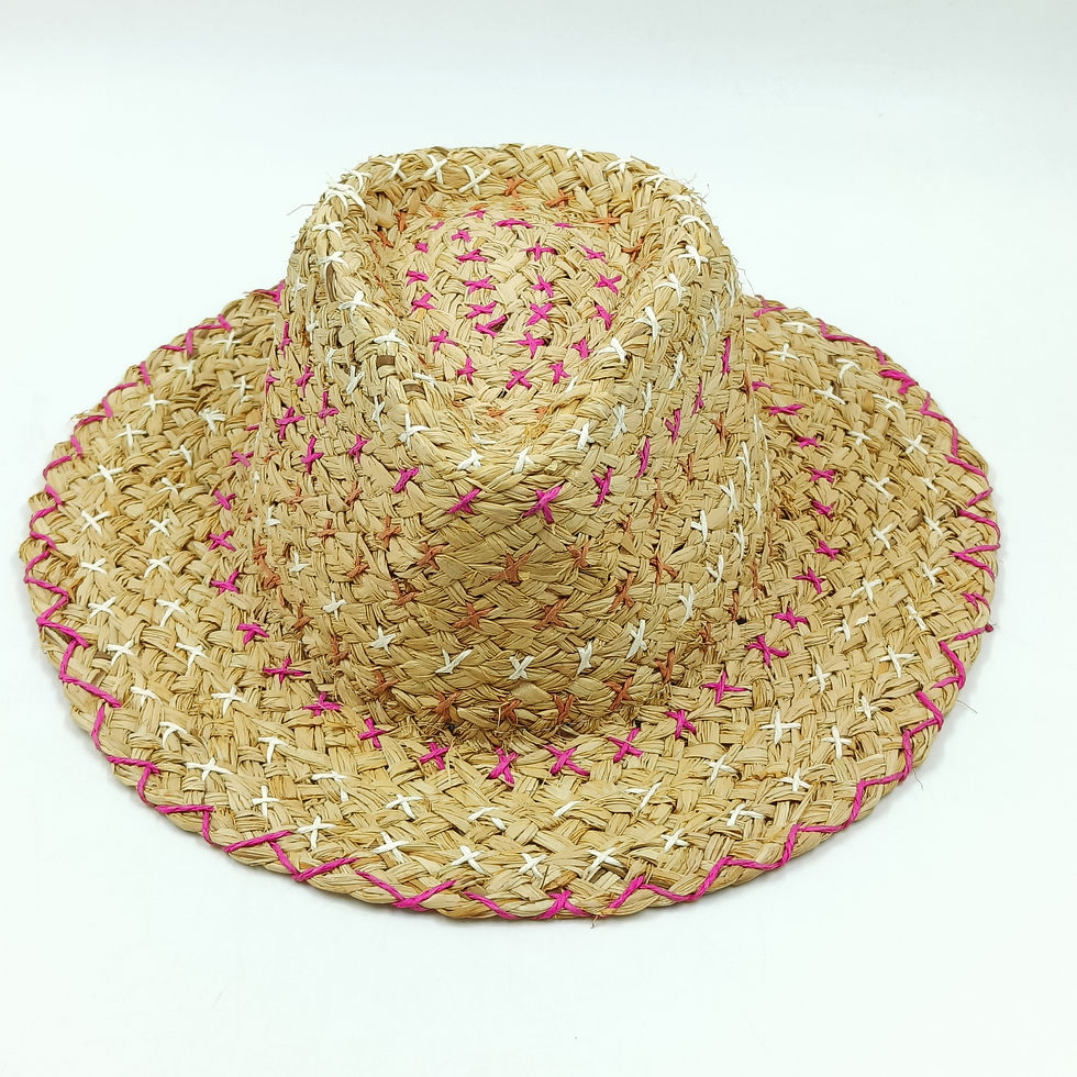 Thumbnail: SHD - Boho Breeze Raffia Straw Hat






