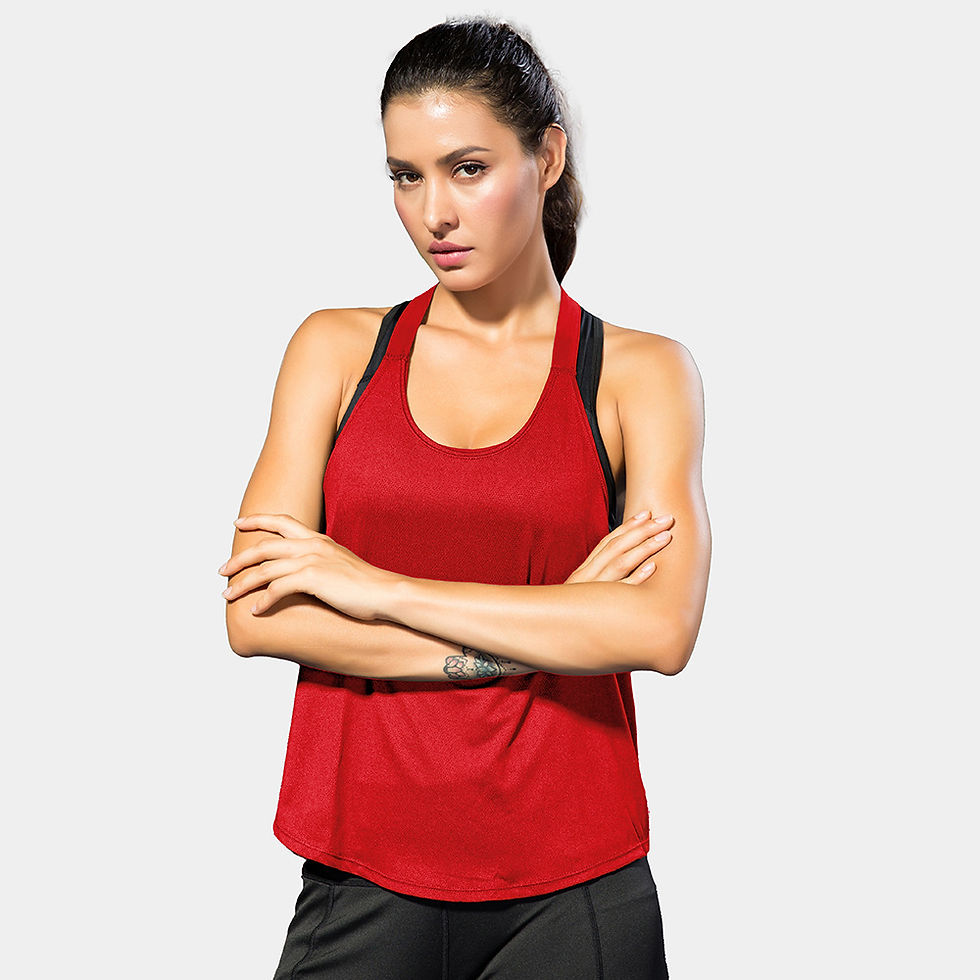 Thumbnail: SHD - FlexFit Black LetterBack Sports Top