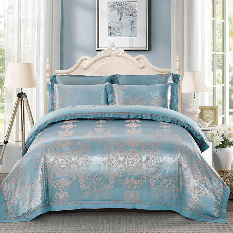 Thumbnail: SHD - LuxeSilk Jacquard Bedding Set