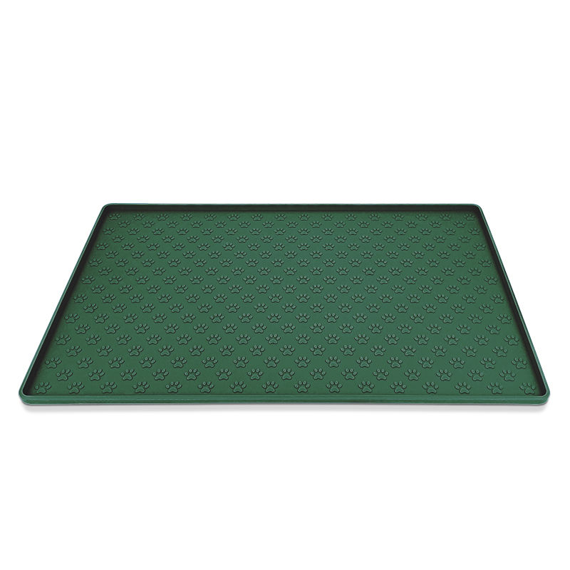 Miniature : Pet Placemat Dog Food bowl Mat Cat Feed Mat Cat Dog Drinking Feeding Placemat Si