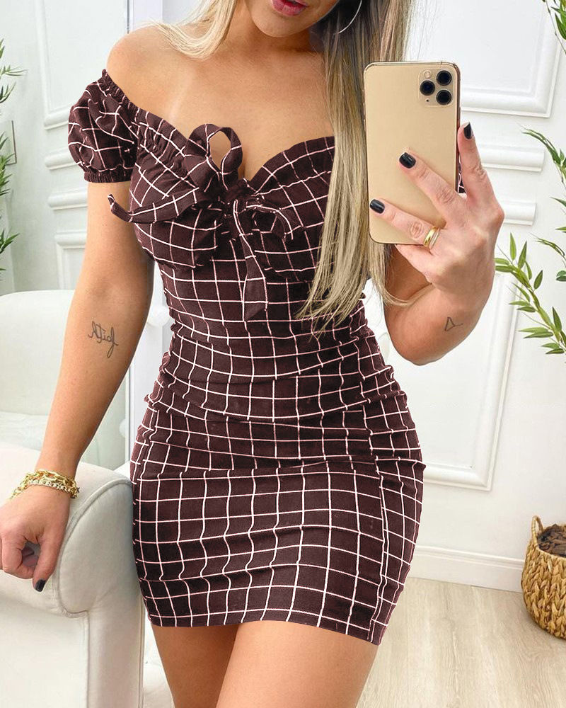 Thumbnail:  SHD - Grid Glamour Dress