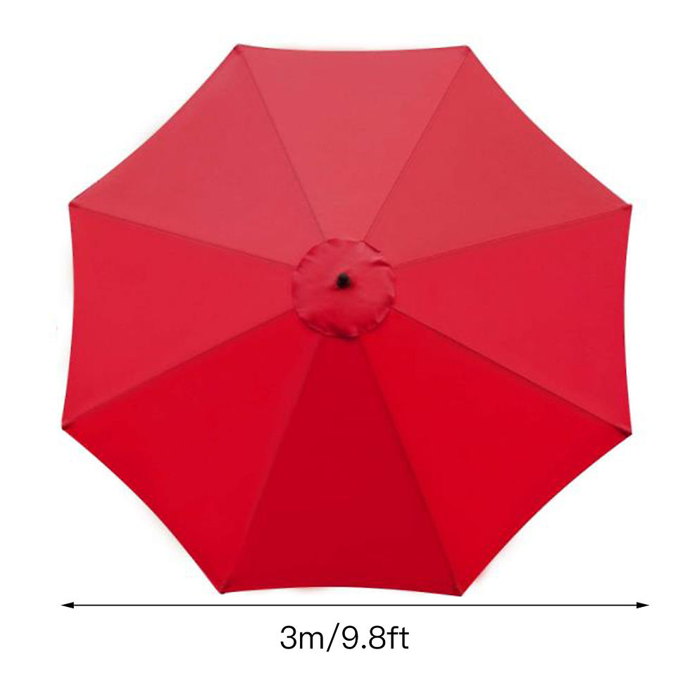 Miniature : Waterproof Sunshade Sail Patio Shade Umbrella Outdoor Double-layer Swimming Pool
