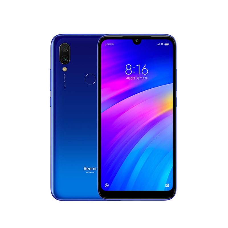 Thumbnail: Original Xiaomi Redmi 7 Smartphone Global ROM 4+64Gb 6.26 Inch HD Screen Octa Co
