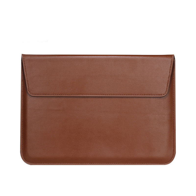 Thumbnail: SHD - LuxeGuard PU Leather Laptop Sleeve