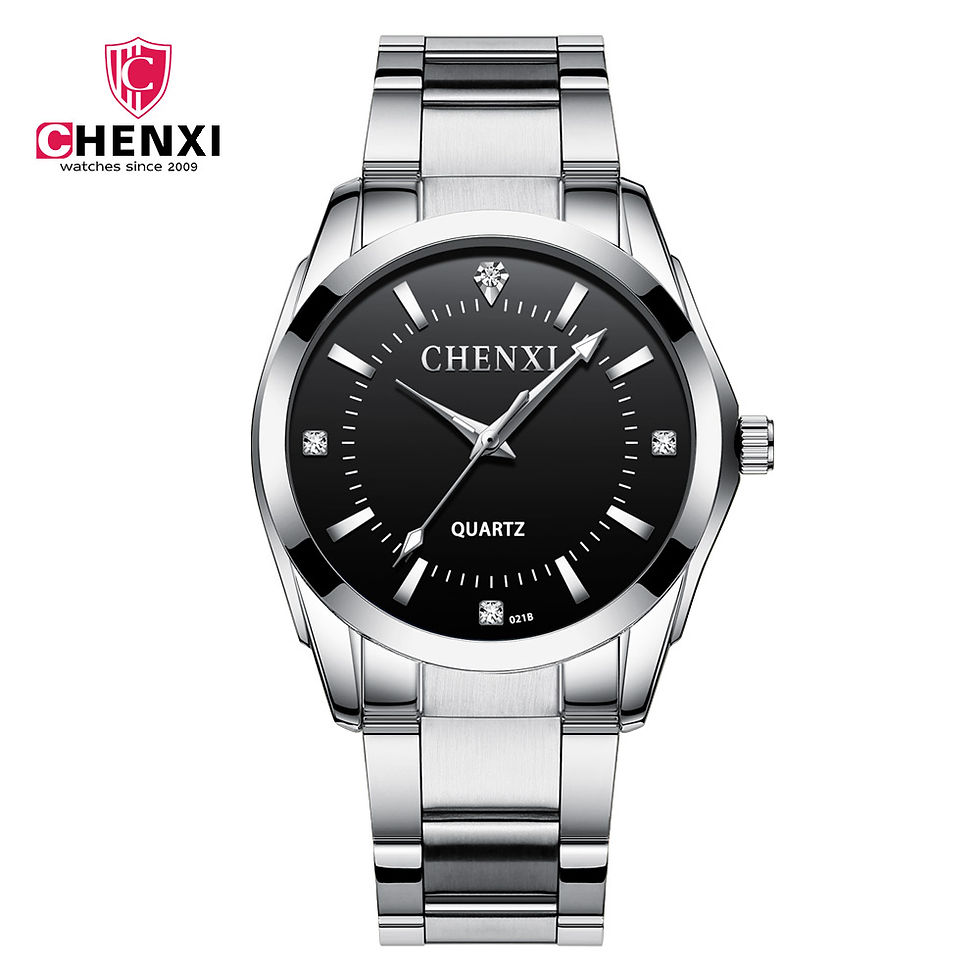 Thumbnail: SHD - CHENXI Couple Watch Stainless Steel Strap Fashion Men Women Quartz Wristwa