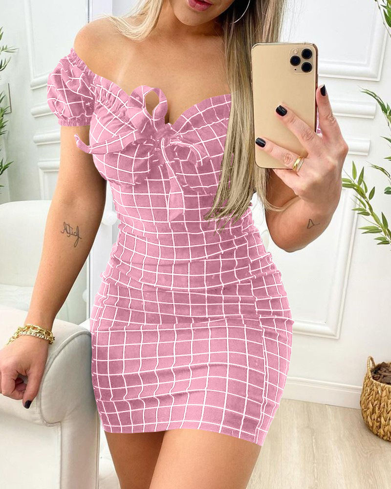Thumbnail:  SHD - Grid Glamour Dress