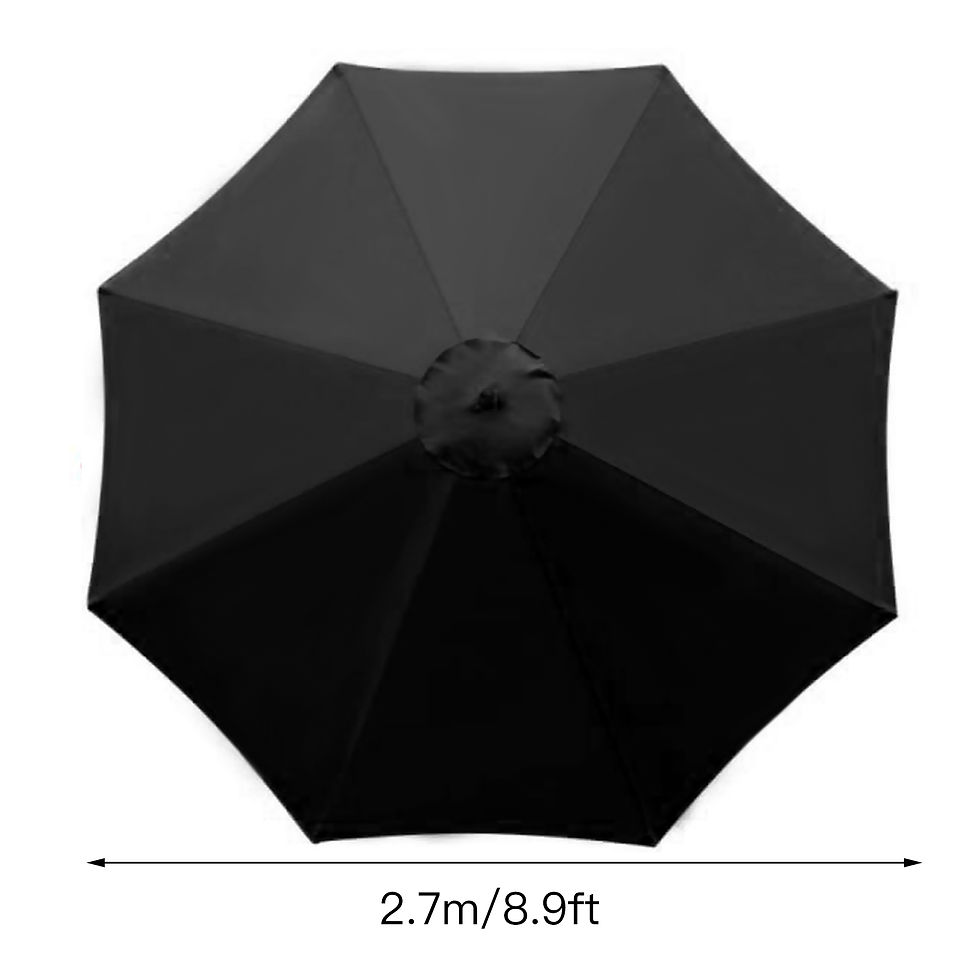 Miniature : Waterproof Sunshade Sail Patio Shade Umbrella Outdoor Double-layer Swimming Pool