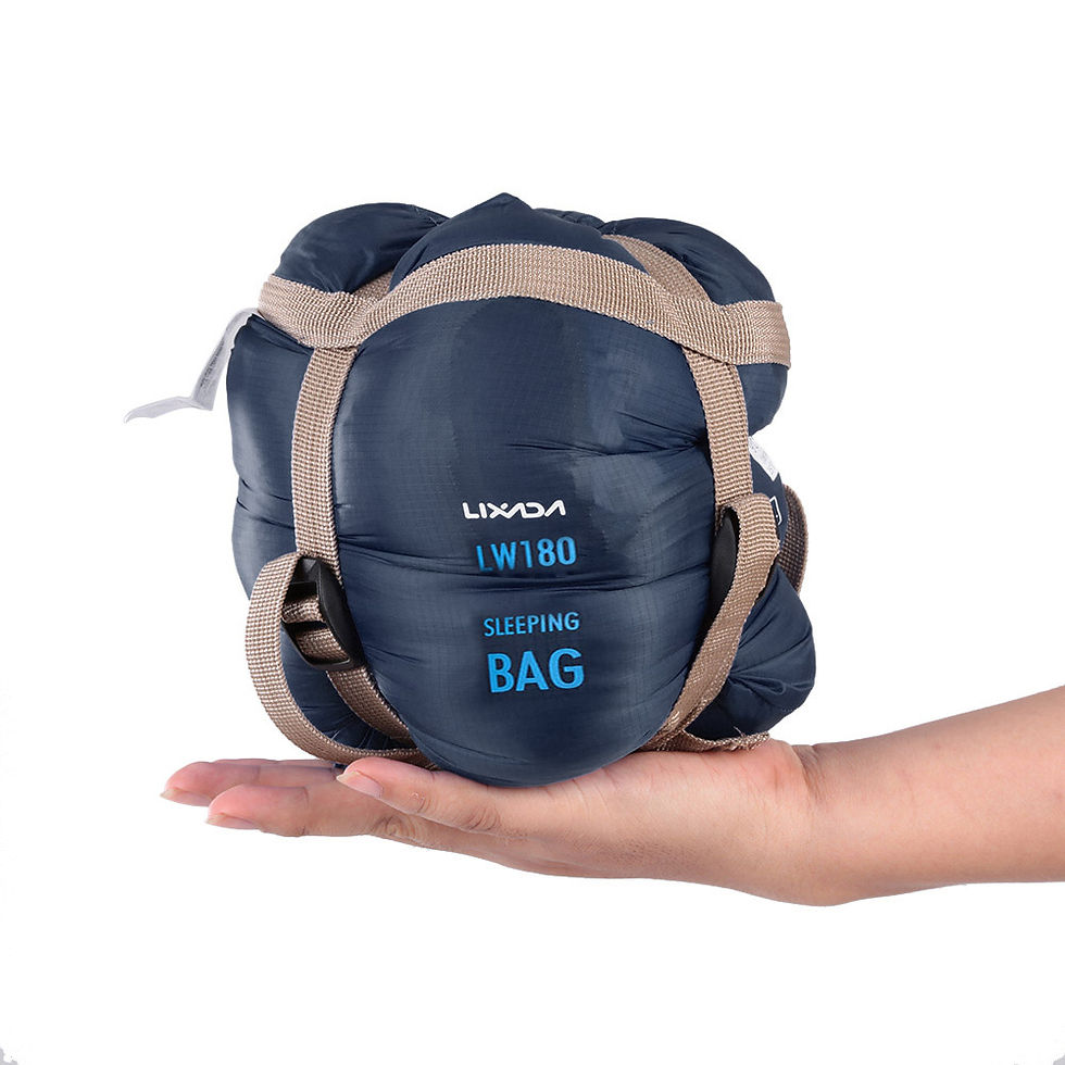 Thumbnail: LIXADA 190 * 75cm Outdoor Envelope Sleeping Bag Camping Travel Hiking Ultra-ligh