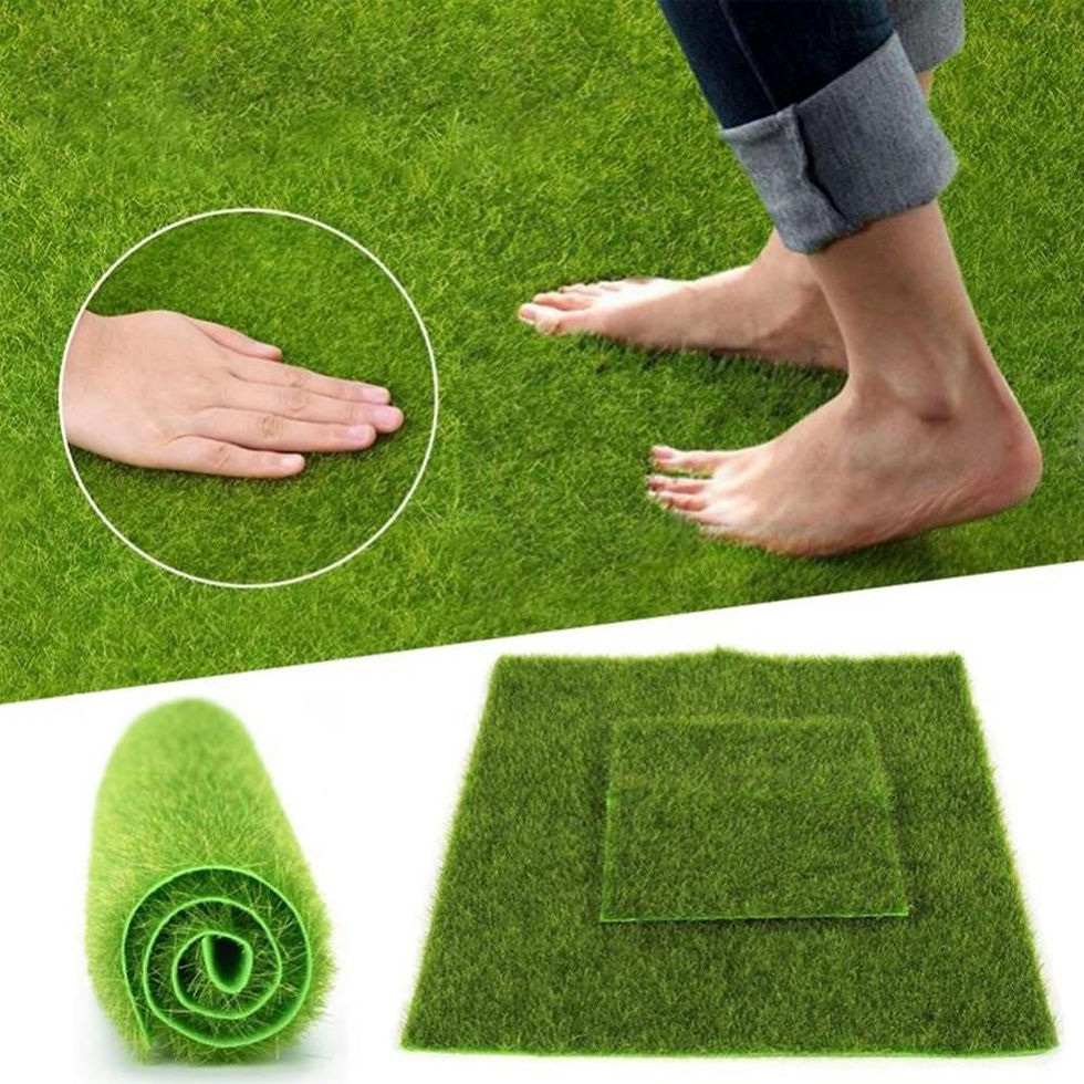 Thumbnail: Home Decor Synthetic Artificial Grass Mat Turf Lawn Garden Landscape Ornament Ho