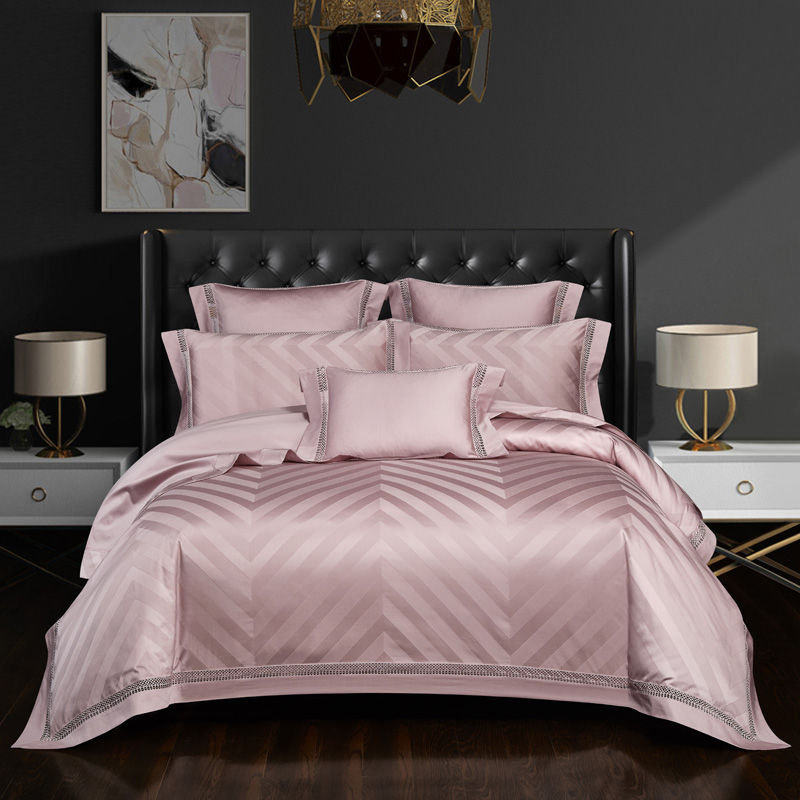 Thumbnail: SHD - Luxurious Vintage Jacquard Egyptian Cotton Duvet Set