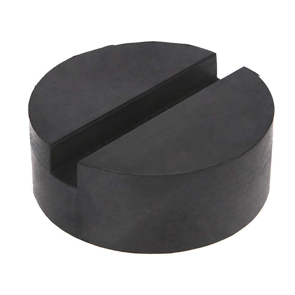 Thumbnail: 4 Ton Car Lift Jack Stand Rubber Pads Block Enhanced Type Car Repair Tools for C