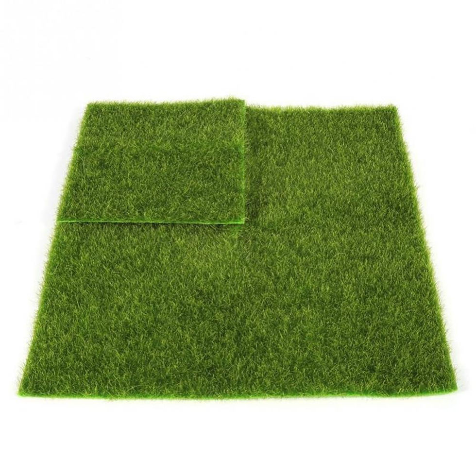 Miniature : Home Decor Synthetic Artificial Grass Mat Turf Lawn Garden Landscape Ornament Ho