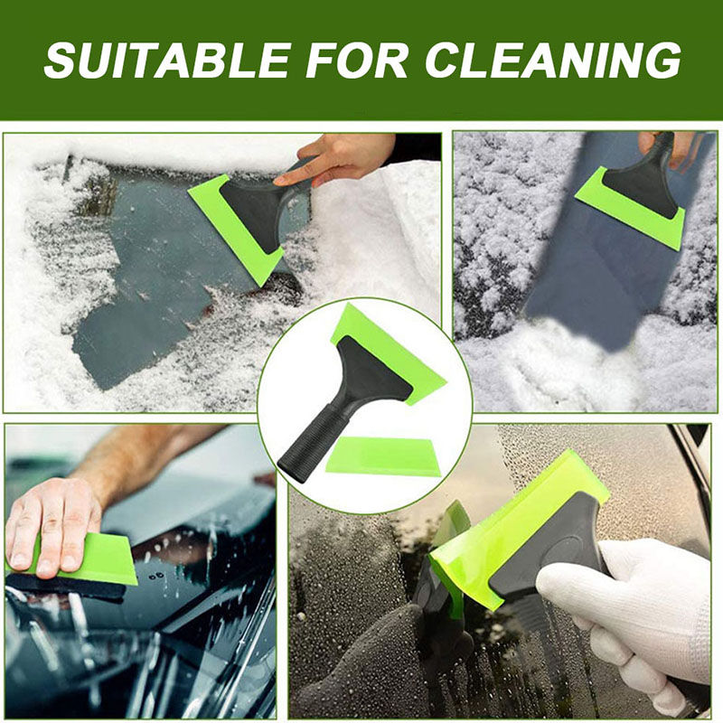 Thumbnail: SEAMETAL Car Window Wiper Window Glass Scraper Windshield Wiper Tool Squeegee Ic