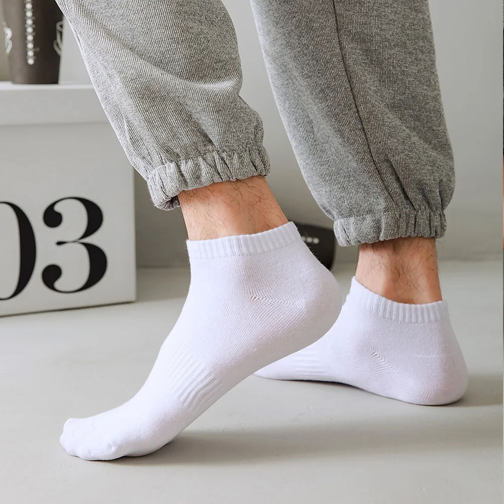 Thumbnail: SHD - BreezyEdge Cotton Ankle Sox