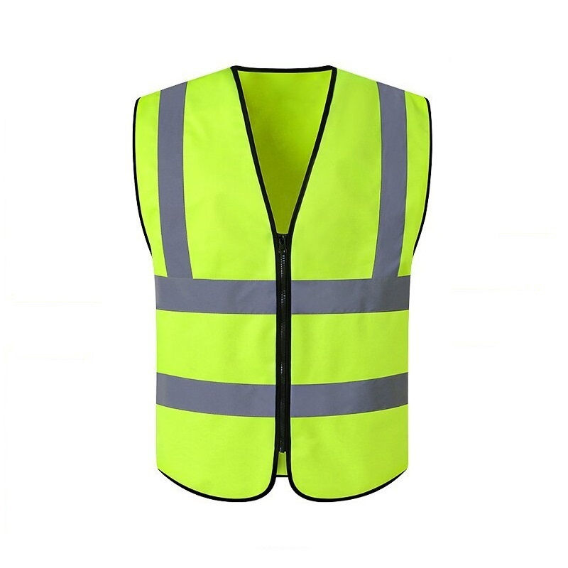 Miniature : Car Reflective Safety Vest Fluorescent Safety Mesh Vest Emergency Reflective Str