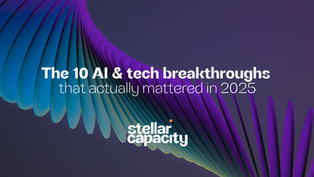 The 10 AI & tech breakthroughs that actually mattered in 2025