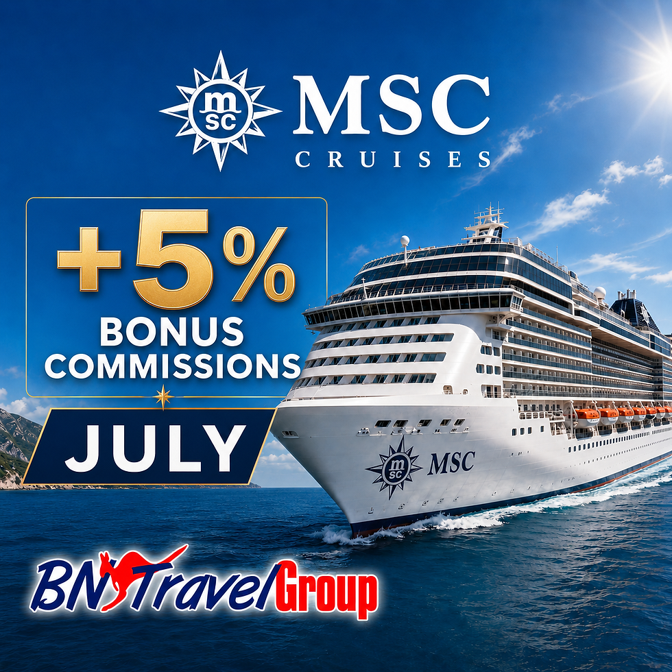 MSC July Commission Bonus Exclusively for BNT Agents