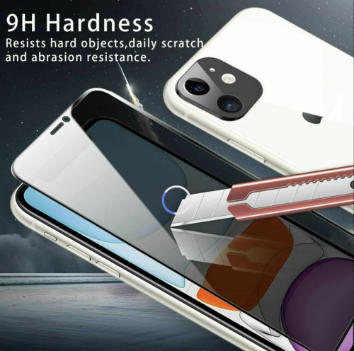 Miniatura: iPhone 12/Pro Protect Set: Anti Crack & Peeping Strong Screen and Case Xmas Gift