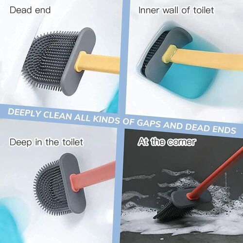 Miniatura: Toilet No Bad Oder Anymore! Hangable Silicone Brush, Clean Bathroom Much Faster